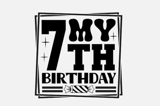 diseño de cumpleaños svg
