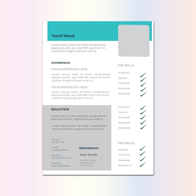 Diseño de CV