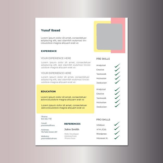 Diseño de CV