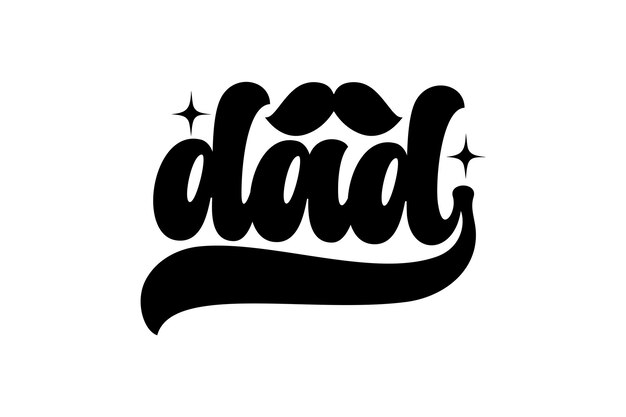 Diseño de Dad Svg