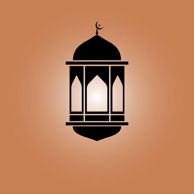 Diseño decorativo de linterna Ramadan Kareem