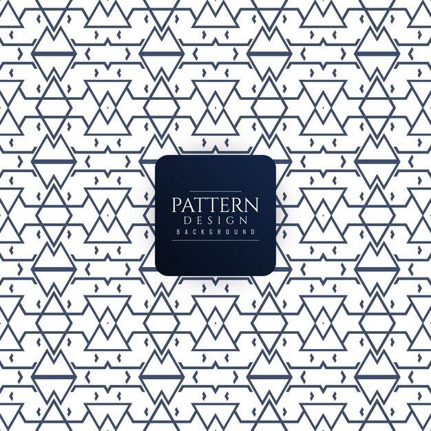 Diseño decorativo moderno de patrón