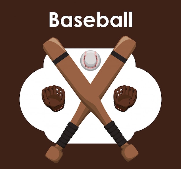 Diseño del deporte del béisbol