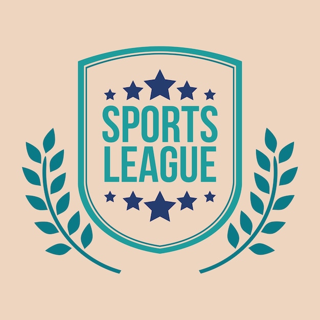 Diseño de deportes, ilustración vectorial.