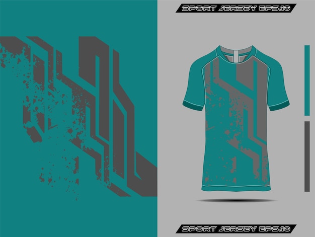 Diseño deportivo de camiseta para camiseta de carreras Diseño de plantilla de camiseta de fútbol