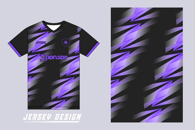 Diseño deportivo de camiseta vectorial