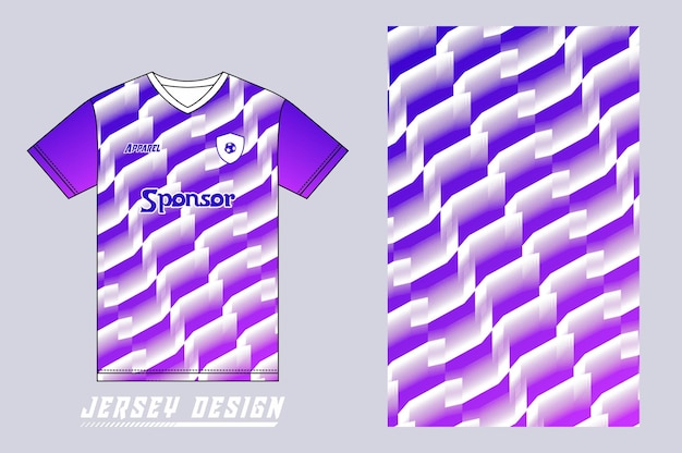 Diseño deportivo de camiseta vectorial