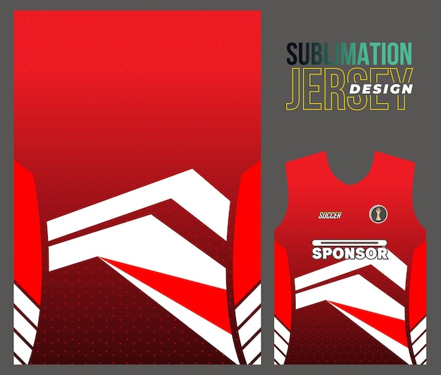 Diseño deportivo de camisetas vectoriales para carreras de ciclismo, fútbol, juegos de motocross