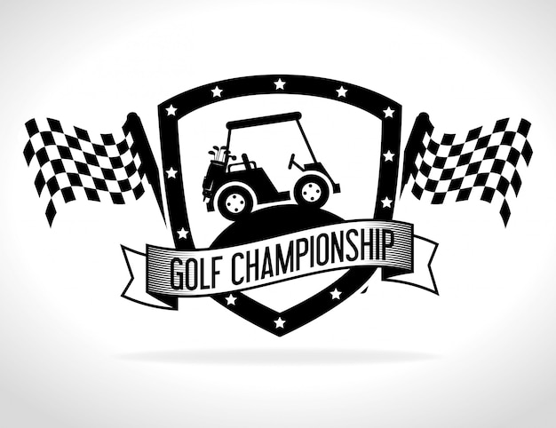 Diseño deportivo de golf