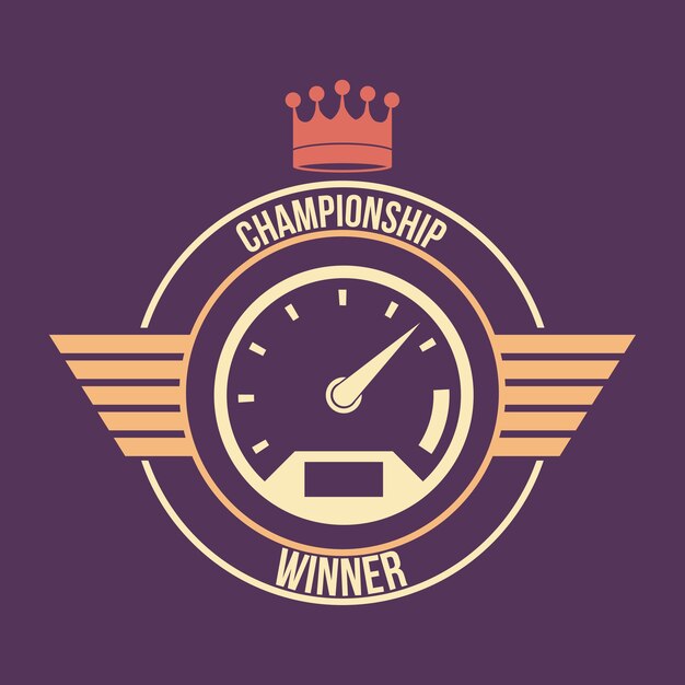Diseño deportivo, ilustración vectorial.