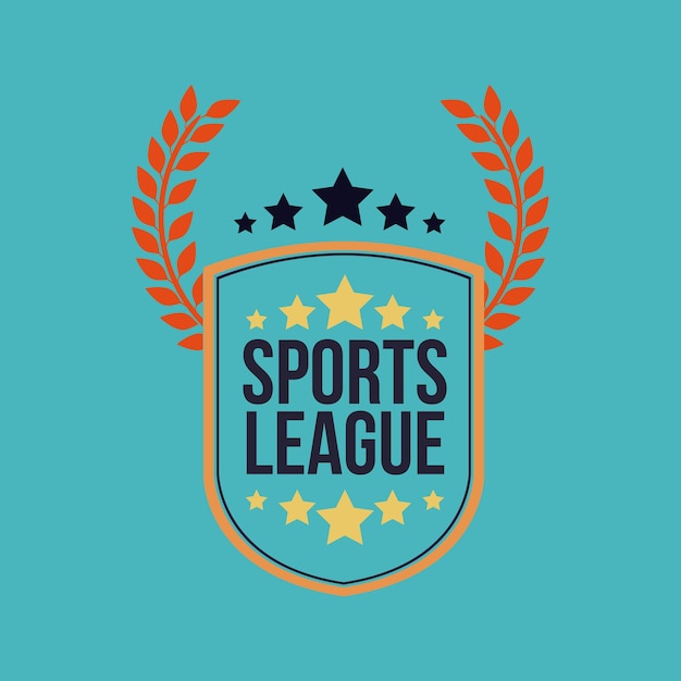 Diseño deportivo, ilustración vectorial.