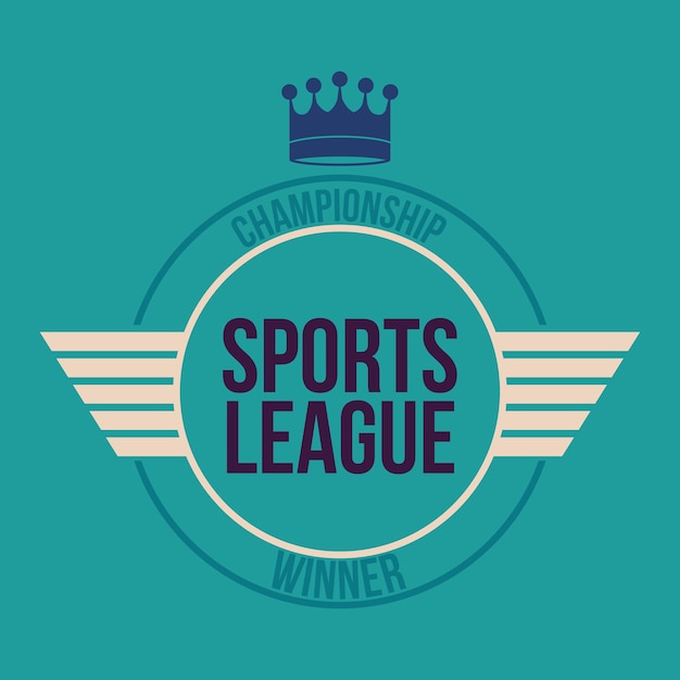 Diseño deportivo, ilustración vectorial.