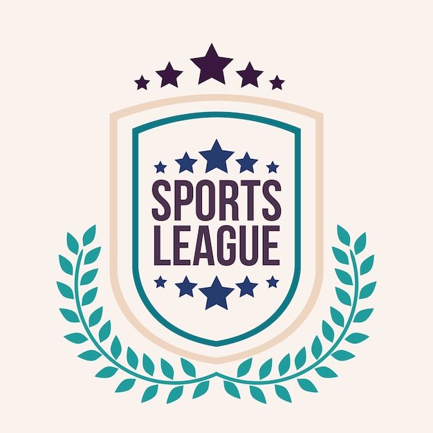 Diseño deportivo, ilustración vectorial.