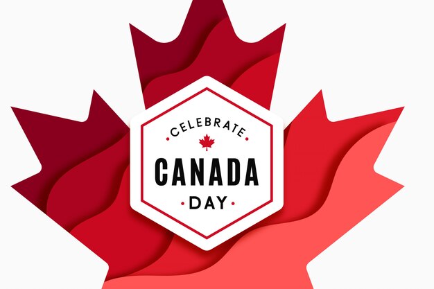 Diseño del día de Canadá