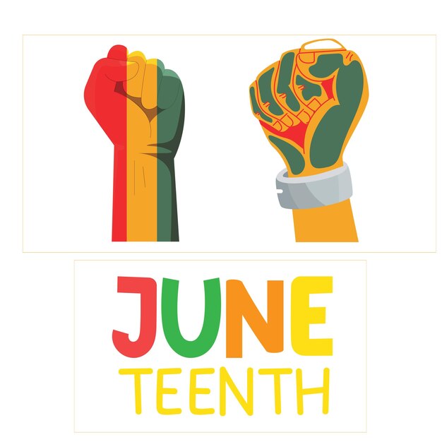 Diseño del día de la Independencia del 19 de junio