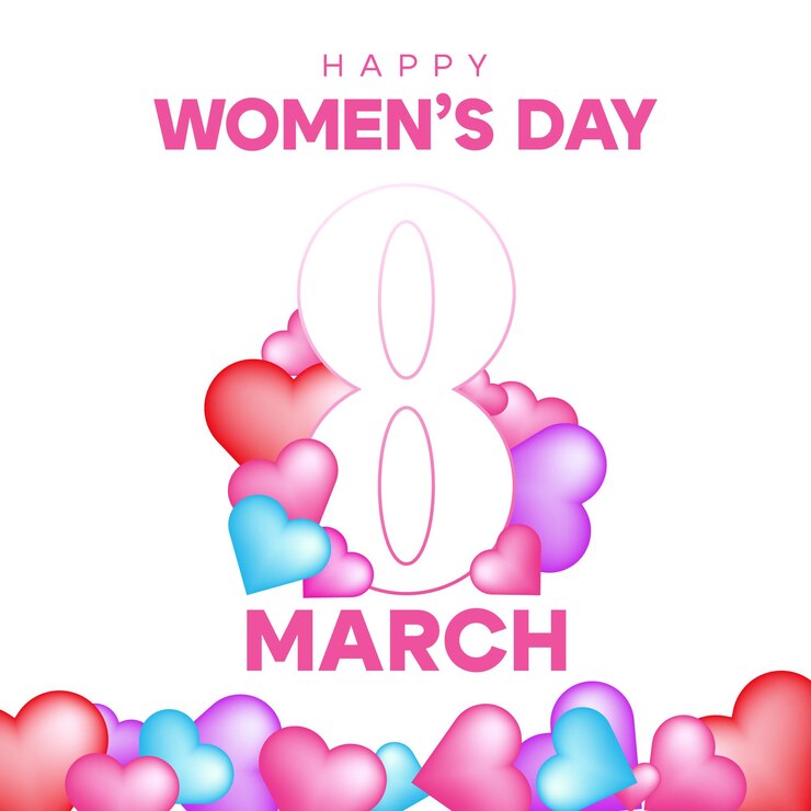 Diseño del Día Internacional de la Mujer 8 de marzo