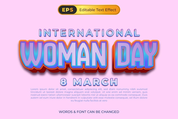 Diseño para el Día Internacional de la Mujer
