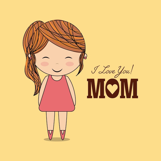 Vector diseño del día de las madres felices