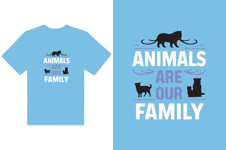 Diseño del día mundial de los animales para camiseta o cualquier propósito