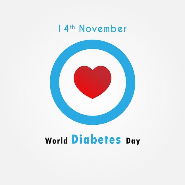 Diseño del día mundial de la diabetes