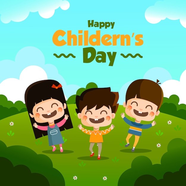 Diseño del día de los niños