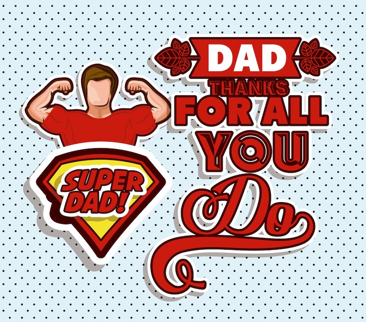 Vector diseño del día del padre