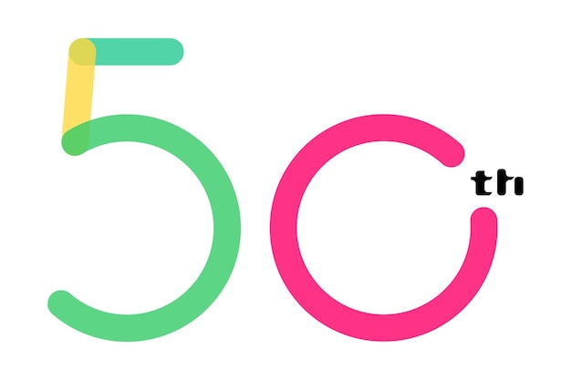 Diseño digital del 50 aniversario