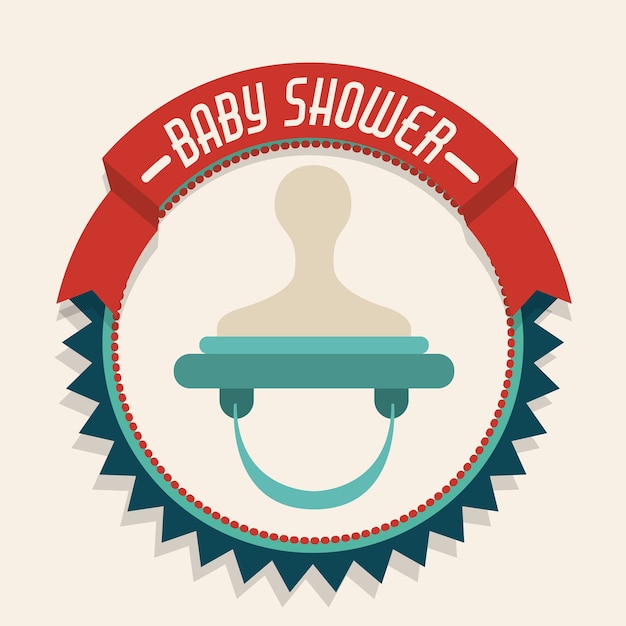 Diseño digital de baby shower