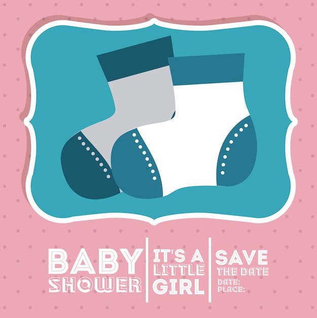 Diseño digital de Baby Shower