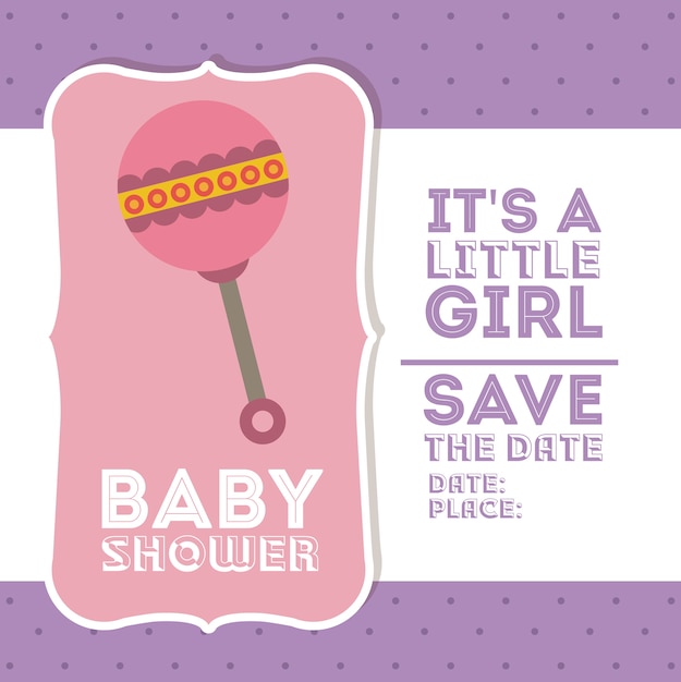 Diseño digital de Baby Shower