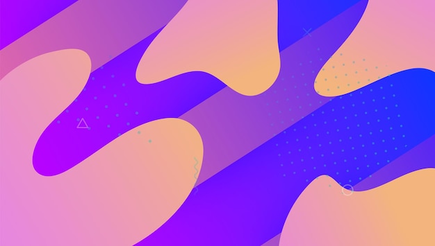 Diseño Dinámico Digital Formas Violeta Hipster Banner Moda Pa