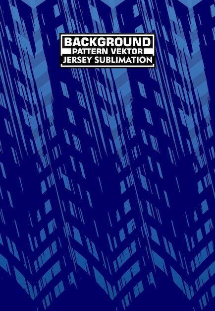 Diseño dinámico de sublimación de la camiseta azul