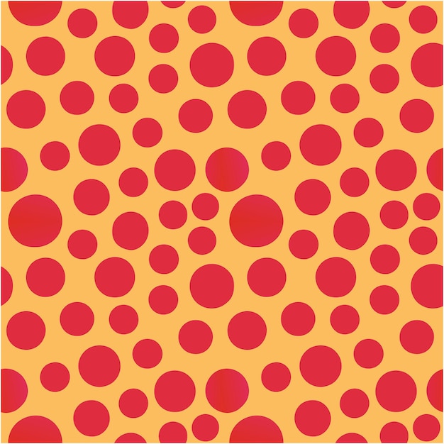 Diseño de diseños de polka dot y arte vectorial