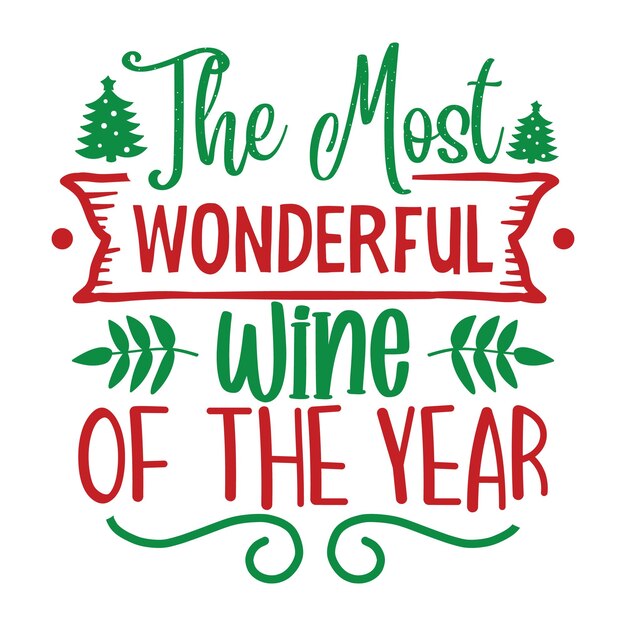 Diseño divertido de Navidad SVG