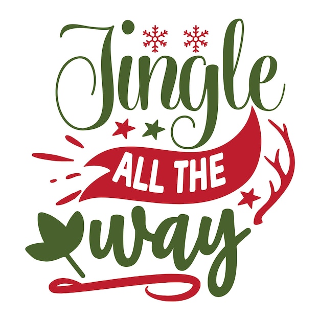 Diseño divertido de Navidad SVG