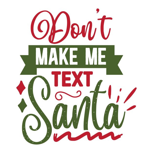 Diseño divertido de Navidad SVG
