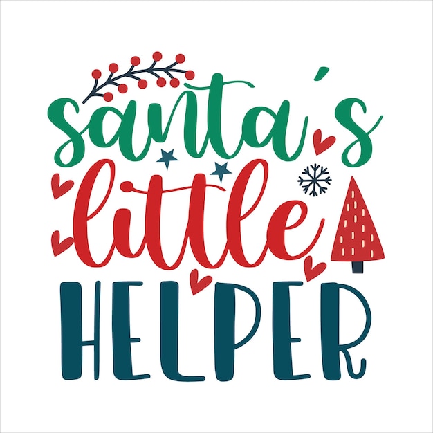Diseño divertido de Svg de Navidad