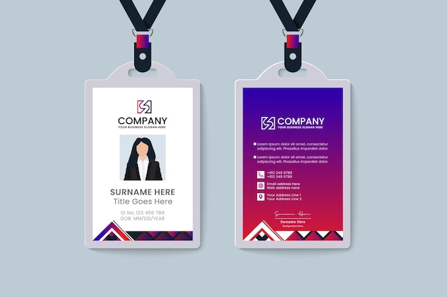 Diseño de DNI para empresa inmobiliaria
