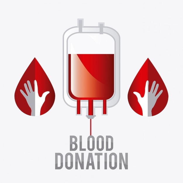 Diseño de la donación de sangre.