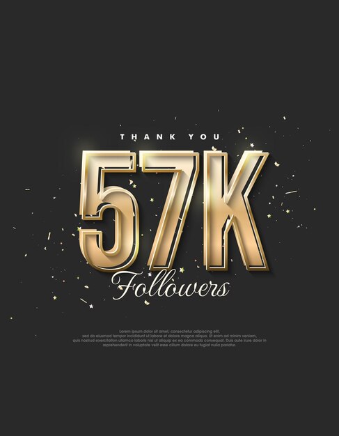 Diseño dorado de lujo con 57.000 seguidores.