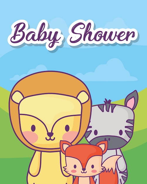 Diseño de la ducha del bebé