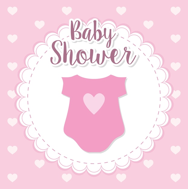 Diseño de la ducha del bebé