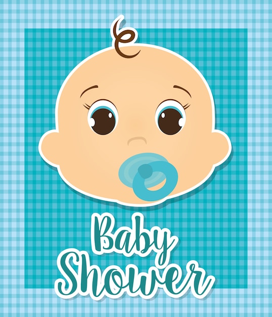 Diseño de la ducha del bebé