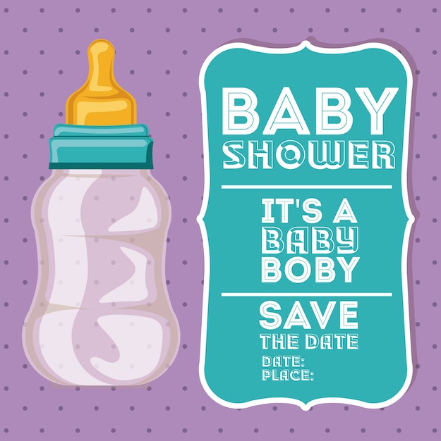 Diseño de la ducha del bebé