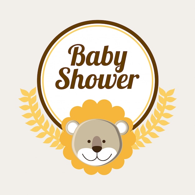 Diseño de la ducha del bebé