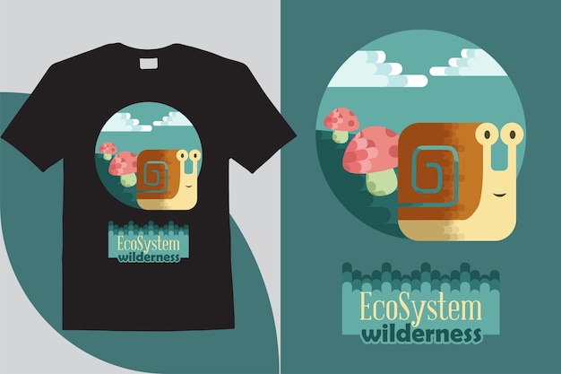 diseño e ilustración de camisetas de naturaleza