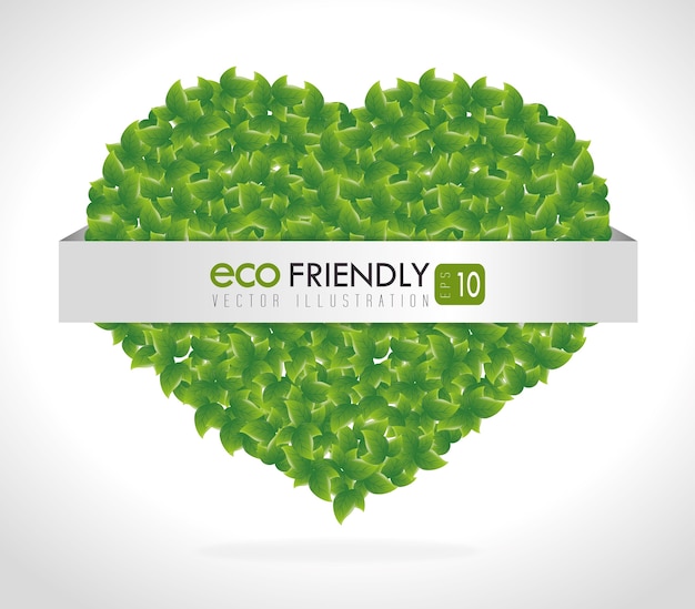 Diseño de ecología, ilustración vectorial.