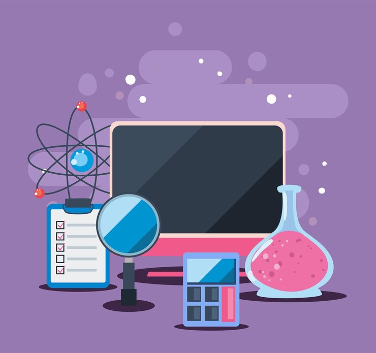 Vector diseño de educación online