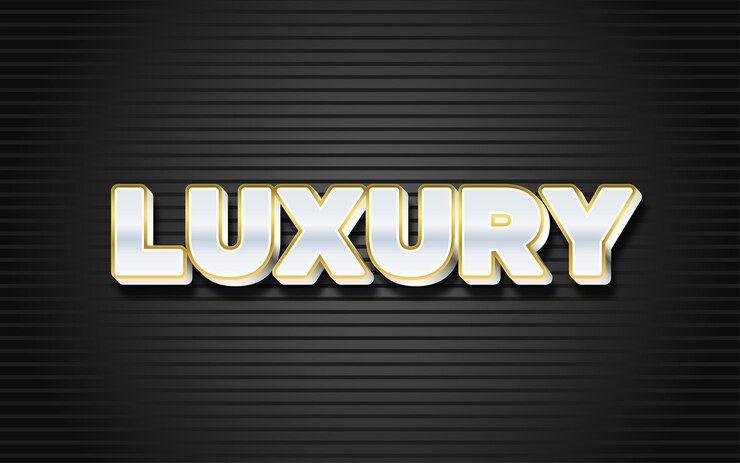 Vector diseño de efecto de estilo de texto editable 3d de lujo