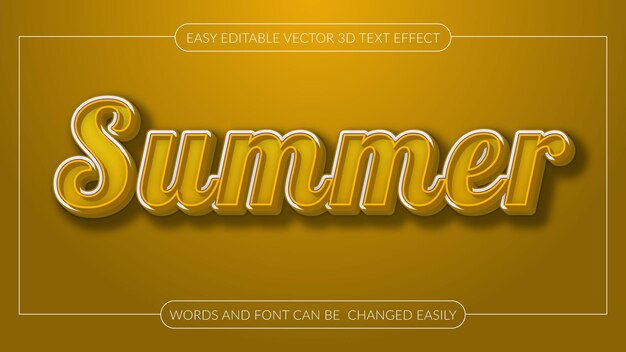 Diseño de efecto de texto editable en 3d con diseño de estilo de texto en 3d